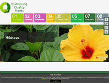 Tablet Screenshot of cultivatingqualityplants.com